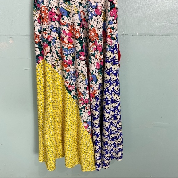 Anthropologie Conversations Bias Patchwork Bias Sundress Floral‎ Cat Sz XS - Picture 5 of 7
